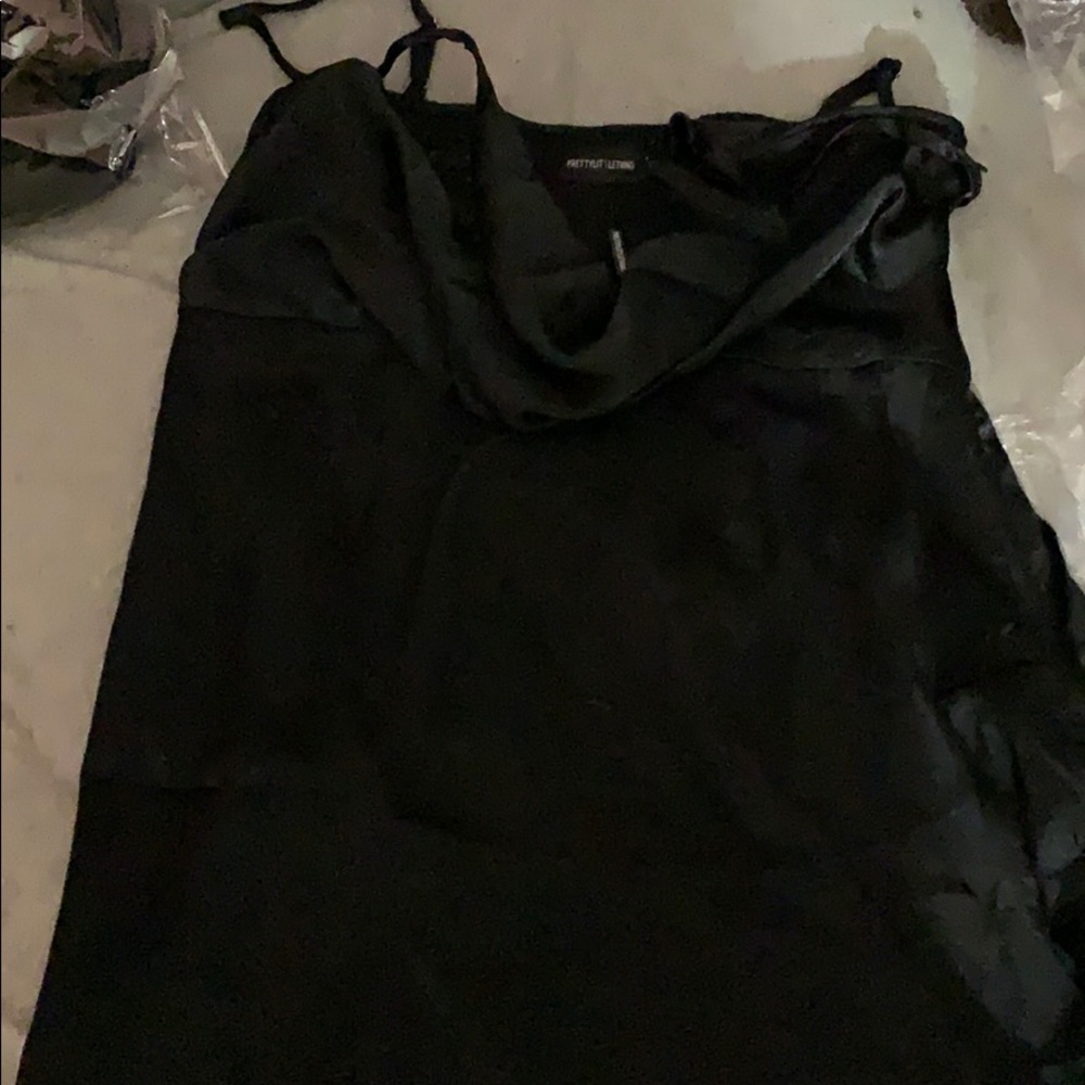 Cowl neck black dress - Picture 1 of 2